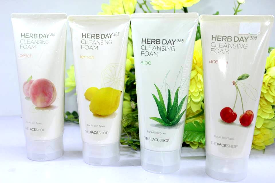 Sữa Rửa Mặt The Face Shop Herb Day 365 Cleansing Foam - Khoedeptainha.vn